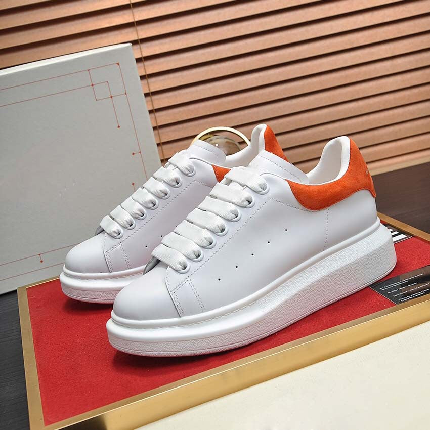 Damen Modische Sneakers mit hochwertiger Lederstruktur und bequemer Dämpfung EB