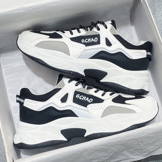 Damen Modische und bequeme Sport-Sneaker mit atmungsaktiver Mesh-Oberfläche und dämpfender Sohle EB