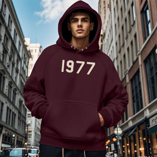 Herren Gemütlicher Kapuzenpullover mit ausgefallenem Design und praktischen Taschen EB