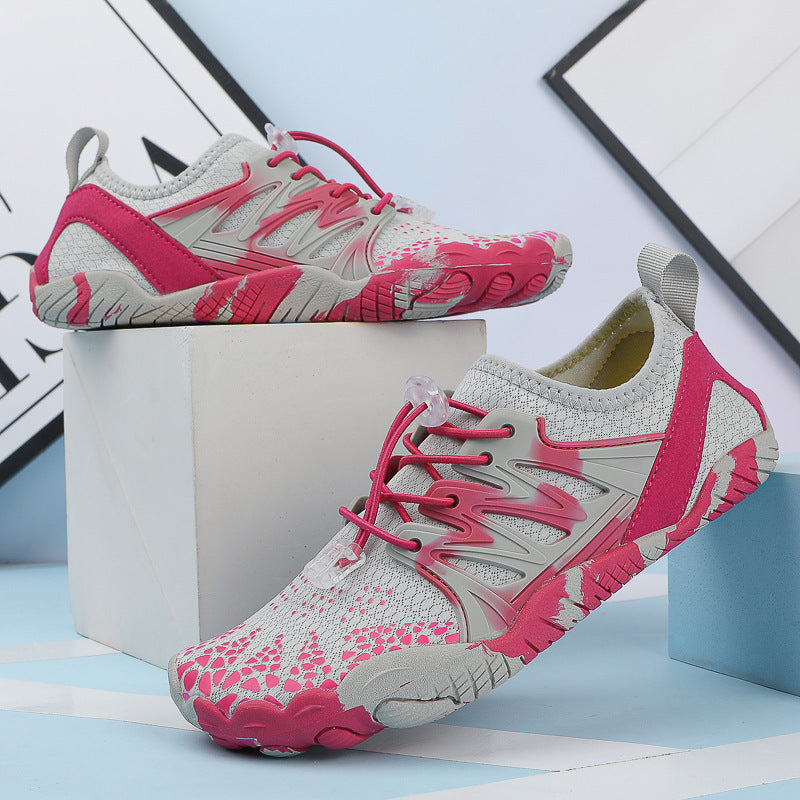 Damen Flexible Wassersport-Schuhe mit atmungsaktiver Mesh-Oberfläche und rutschfester Sohle EB