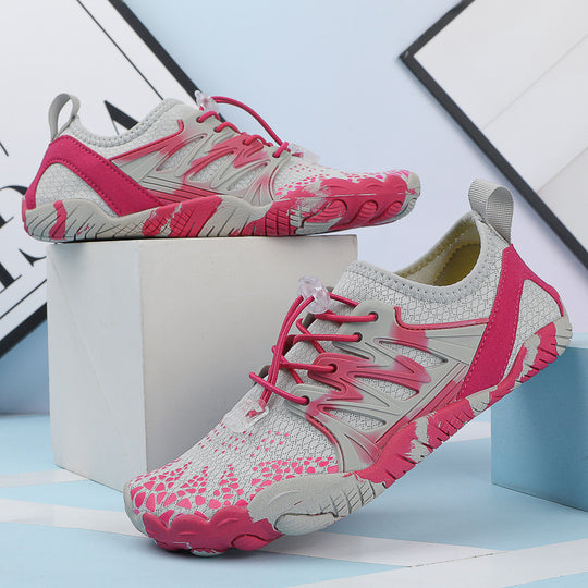 Damen Flexible Wassersport-Schuhe mit atmungsaktiver Mesh-Oberfläche und rutschfester Sohle EB