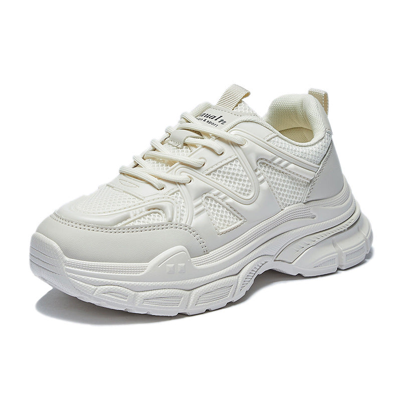 Damen Sportliche Sneakers mit atmungsaktiver Netzstruktur und gepolsterter Sohle EB