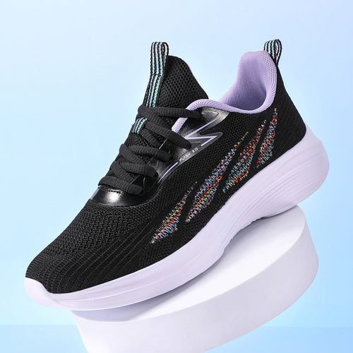 Damen Hochleistungs-Laufschuhe mit atmungsaktivem Mesh-Obermaterial und federleichter Dämpfung EB