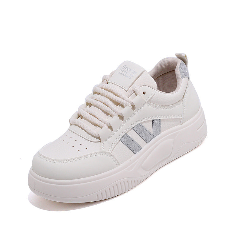 Damen Sportliche Sneaker mit gepolsterter Sohle und modischem Obermaterial EB