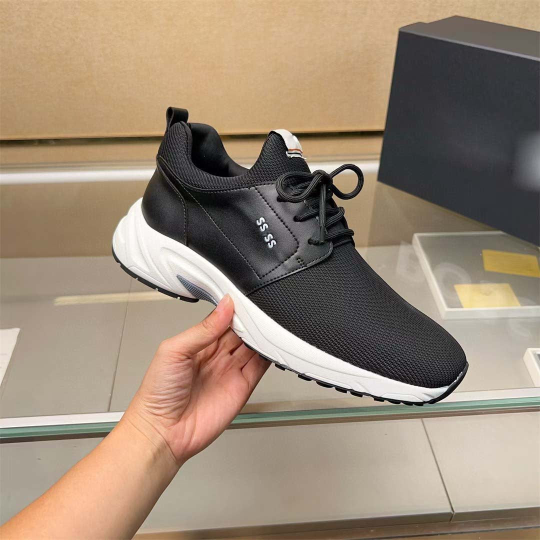 Damen Sportliche Sneakers mit atmungsaktiver Oberflächenstruktur und rutschfester Sohle EB