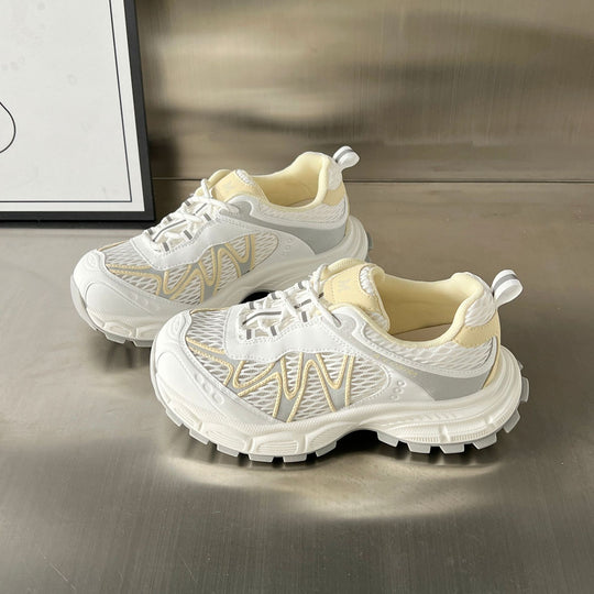 Damen Sportliche Trail Sneakers mit atmungsaktiver Mesh-Oberfläche und rutschfester Sohle EB