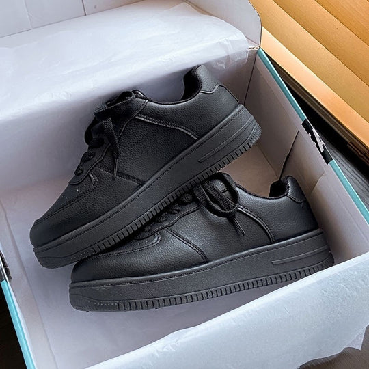 Damen Elegante und bequeme Sneaker mit atmungsaktiver Oberflächenstruktur EB