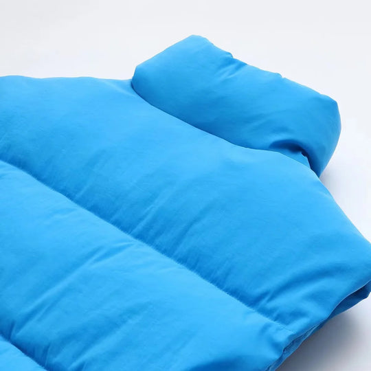 Damen gesteppte Weste mit hochschließendem Kragen und praktischen Taschen EB