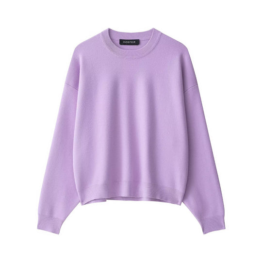 Damen lässiger Oversized Pullover EB