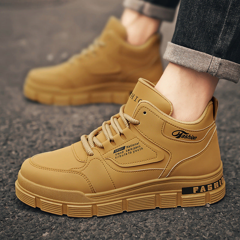 Damen Sportliche High-Top Sneakers mit dämpfendem Sohlenprofil und robuster Konstruktion EB