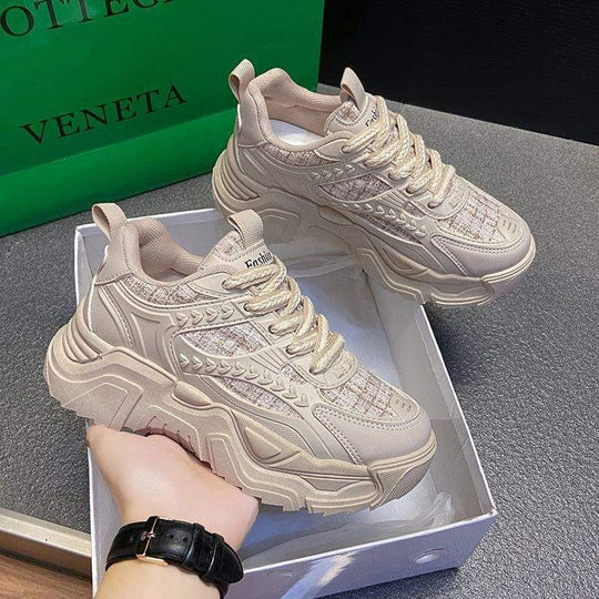 Damen Sneaker mit atmungsaktiven Mesh-Obermaterialien und rutschfesten Sohlen EB
