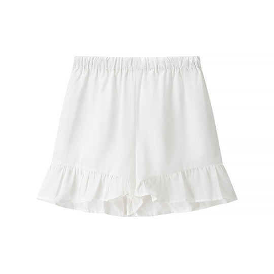 Damen Blusenset mit elegantem Rüschensaum und lockerer Passform EB