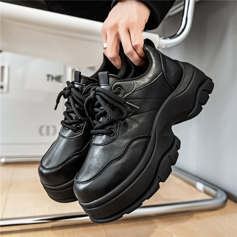 Damen urbane Plateau‑Chunky‑Sneaker mit extra hoher Dämpfung, gepolstertem Knöchelkragen und griffiger Offroad‑Profilsohle EB
