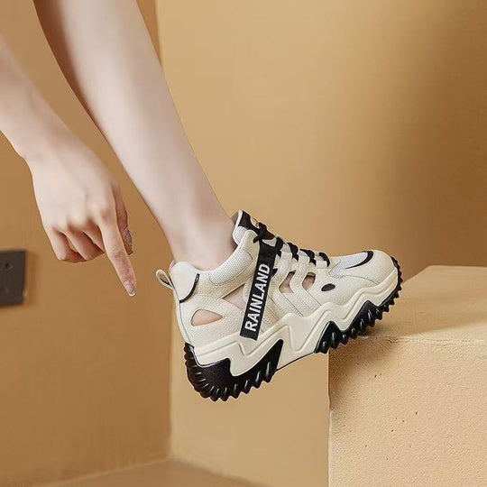 Damen Hochwertige Sportliche Sneaker mit verstärkter Sohle und atmungsaktivem Mesh EB