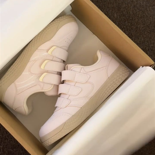 Damen Sneakers mit verstellbarem Klettverschluss und atmungsaktivem Obermaterial EB