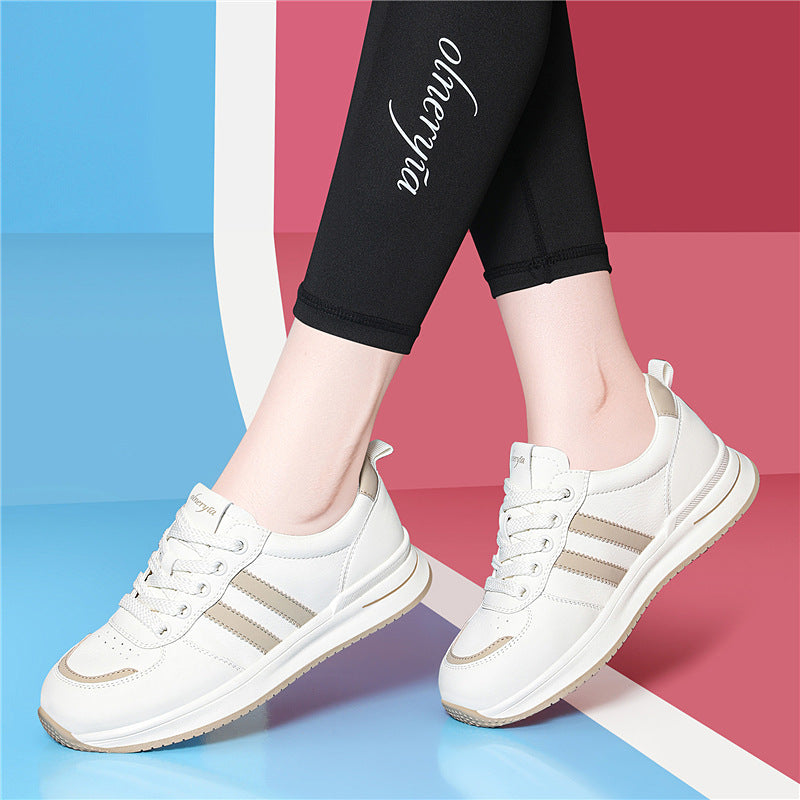 Damen modische und komfortable Sneakers mit atmungsaktiver oberer Schicht EB