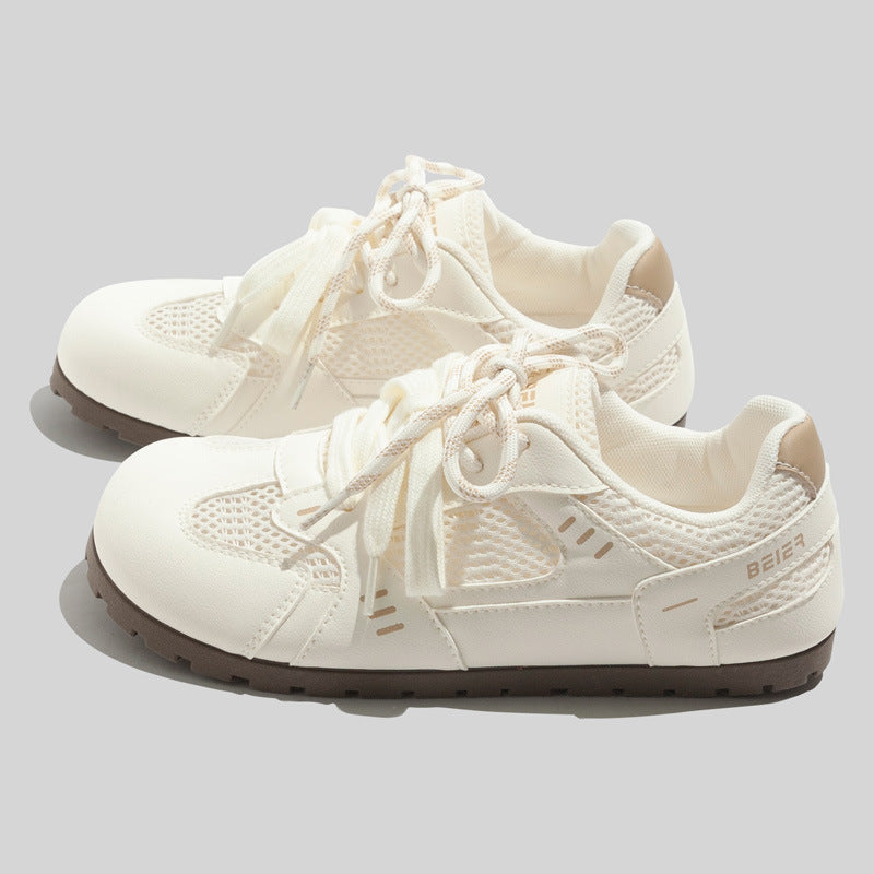 Damen Sportliche Freizeitschuhe mit atmungsaktiver Mesh-Oberfläche und rutschfester Gummisohle EB