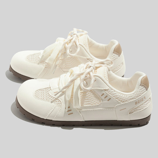Damen Sportliche Freizeitschuhe mit atmungsaktiver Mesh-Oberfläche und rutschfester Gummisohle EB