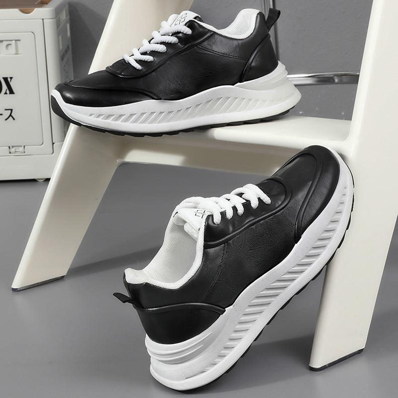 Damen Sneaker aus hochwertigem Leder mit dämpfender Sohle EB
