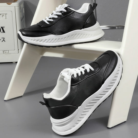 Damen Sneaker aus hochwertigem Leder mit dämpfender Sohle EB