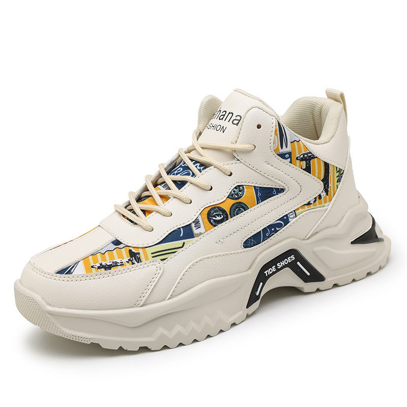 Damen moderne Sneakers mit auffälligem Print und dämpfender Laufsohle EB