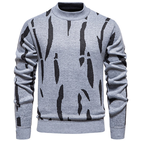 Herren modischer Sweatpullover mit einzigartigem grafischem Muster EB