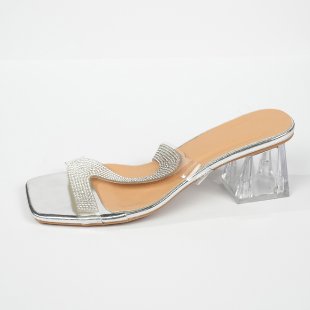 Damen Acrylabsatz Sandalen EB