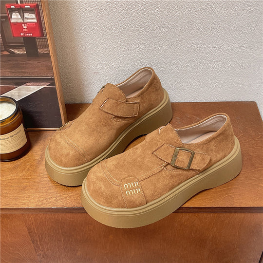 Damen bequeme Clogs mit modischer Schnalle EB