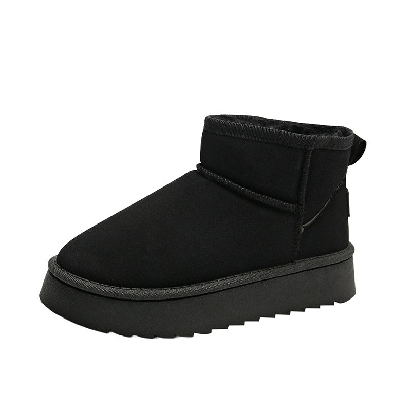 Damen warme Winterstiefel mit flauschigem Innenfutter EB