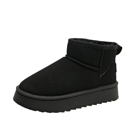 Damen warme Winterstiefel mit flauschigem Innenfutter EB