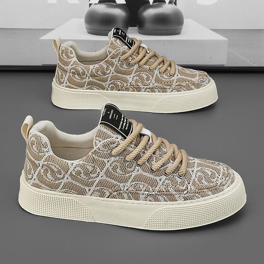 Damen Modische Sneaker mit einzigartigem grafischen Muster und rutschfester Sohle EB