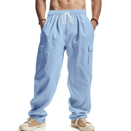 Herren Relaxed-Cargo-Hose im Oversize‑Streetstyle mit Tunnelzugbund & Klappentaschen EB