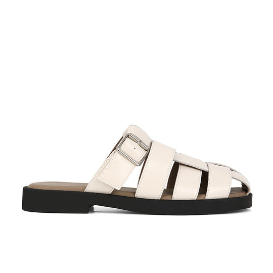 Damen komfortable Riemchen-Sandalen mit robustem Sohlenprofil und verstellbarem Schnallenverschluss EB