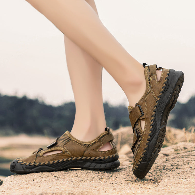 Damen Bequeme Freizeitschuhe mit verstellbaren Klettverschlüssen und atmungsaktivem Mesh-EB