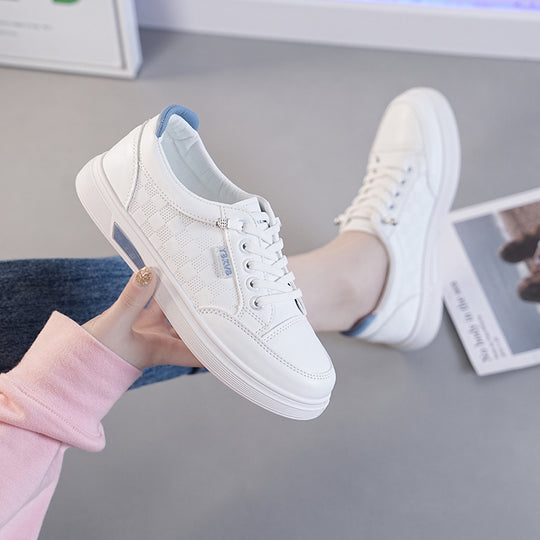 Damen Sneakers mit modernem Karo-Design und bequemem Dämpfungselement EB