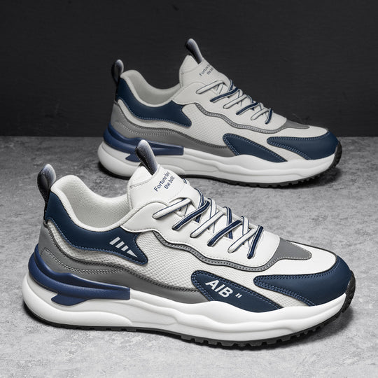 Damen sportliche und modische Sneakers mit rutschfester Laufsohle EB