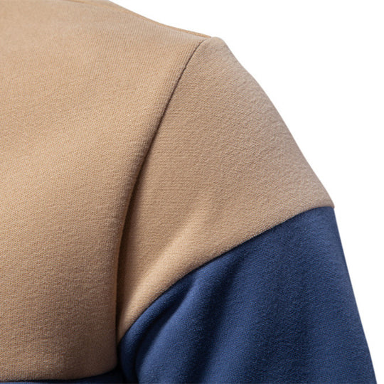 Herren Langarm Poloshirt mit modernen Farbapplikationen und hochwertigem Stoff EB