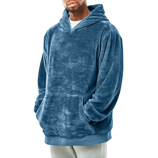 Herren kuscheliger Fleece-Hoodie EB