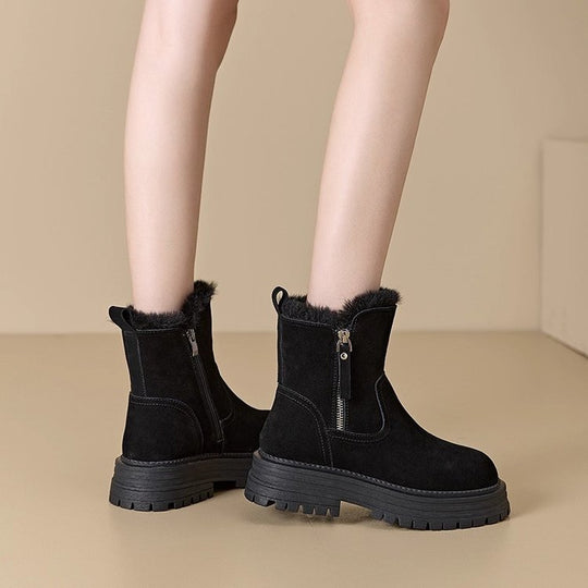 Damen Stiefeletten mit isolierendem Innenfutter und robustem Profilsohle EB
