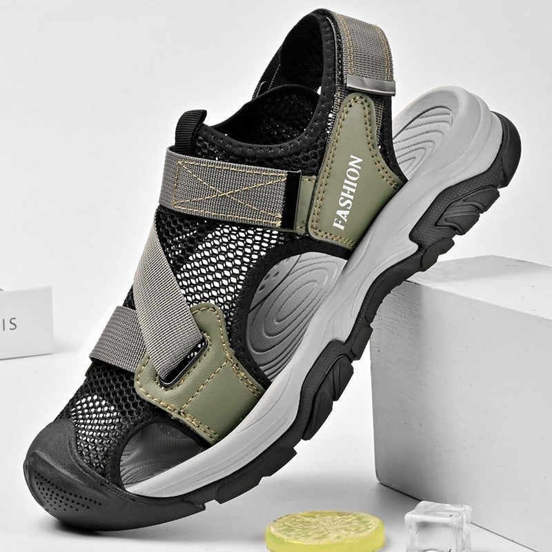 Damen Bequeme und atmungsaktive Outdoor-Sandalen mit rutschfester Sohle EB