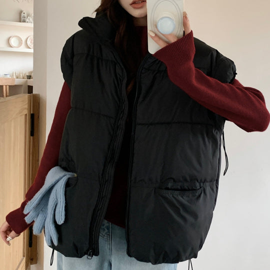 Damen Wattierte Freizeitjacke mit hohen Taschen und durchgehendem Reißverschluss EB