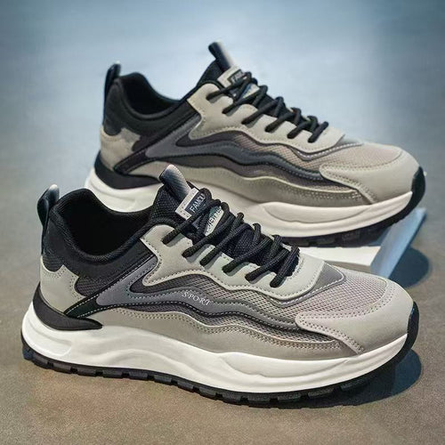 Damen Sportliche Sneakers mit stoßdämpfender Sohle und atmungsaktivem Obermaterial EB