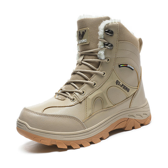 Damen isolierte Winterstiefel mit rutschfester Sohle und warmem Innenfutter EB