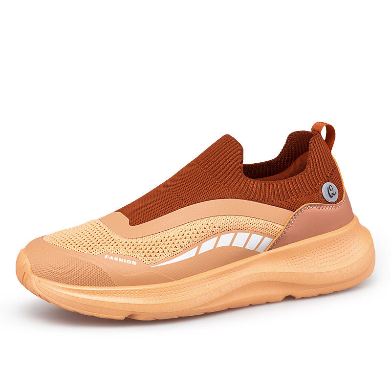 Damen Komfortable Slip-On Sneakers mit rutschfester Sohle und atmungsaktivem Obermaterial EB