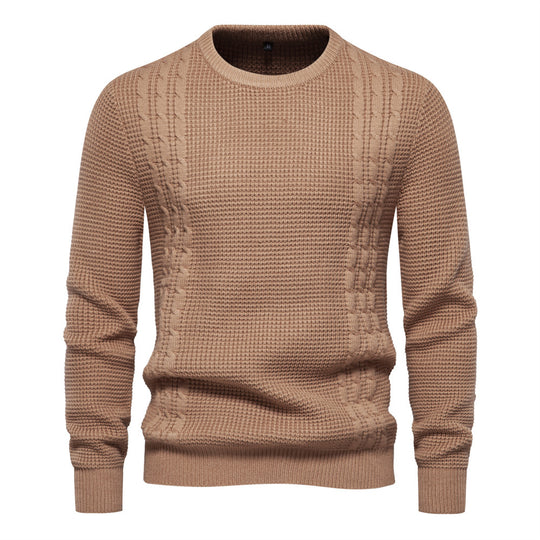 Herren Strickpullover mit modernem Strukturdesign EB