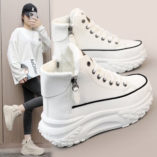 Damen Hohe Sneakers mit gepolstertem Innenfutter und strapazierfähigem Obermaterial EB