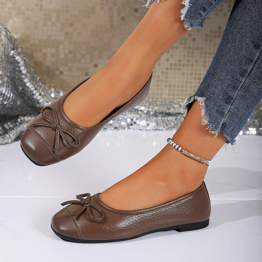 Damen Ballerinas mit modischem Schleifen-Detail EB