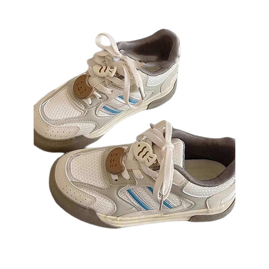 Damen Sportliche Sneaker mit atmungsaktiver Obermaterialstruktur EB