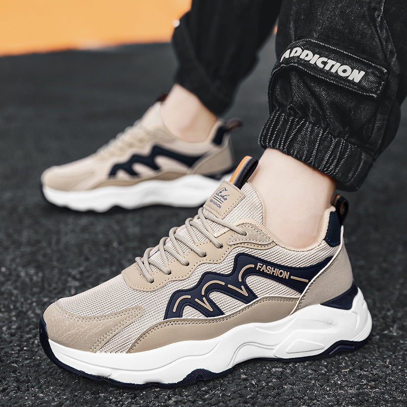 Damen Sportliche Sneakers mit atmungsaktiver Mesh-Oberfläche und stoßdämpfender Sohle EB