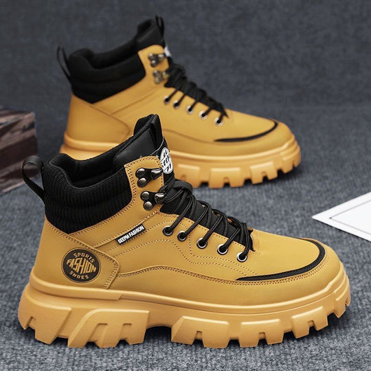 Damen Modische Winterstiefel mit rutschfester Sohle und isolierendem Innenfutter EB